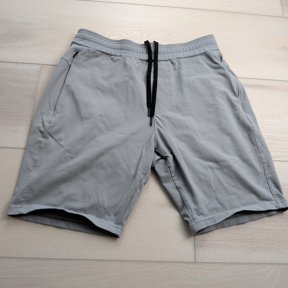 Public Rec Daymaker Shorts Mens 32 Grey Athletic Gym Casual Zip Pocket Stretch